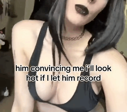 Emo slut from tiktok