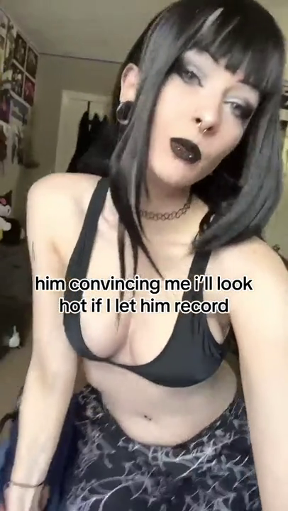 Emo slut from tiktok