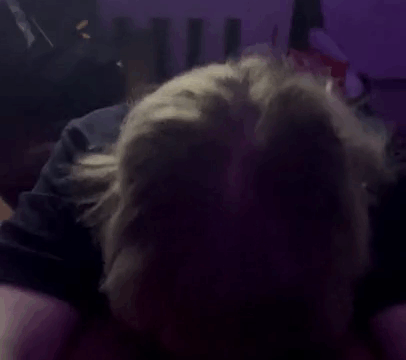 Alt blonde sucks dick and swallows cum