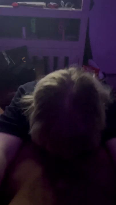 Alt blonde sucks dick and swallows cum
