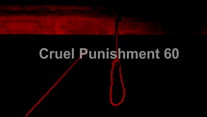 Anorexic cunt squirms & moans in pain on the cross
